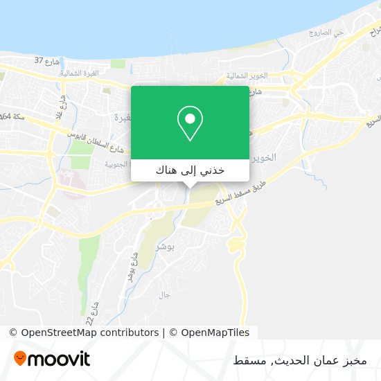 خريطة مخبز عمان الحديث