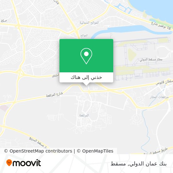 خريطة بنك عمان الدولي