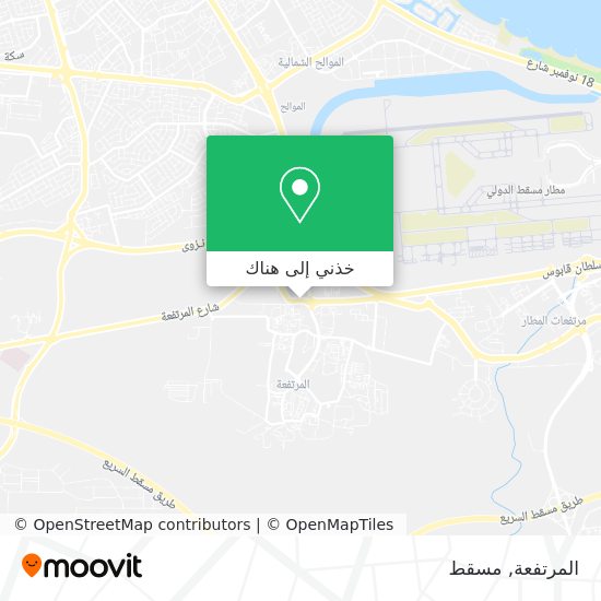 خريطة المرتفعة