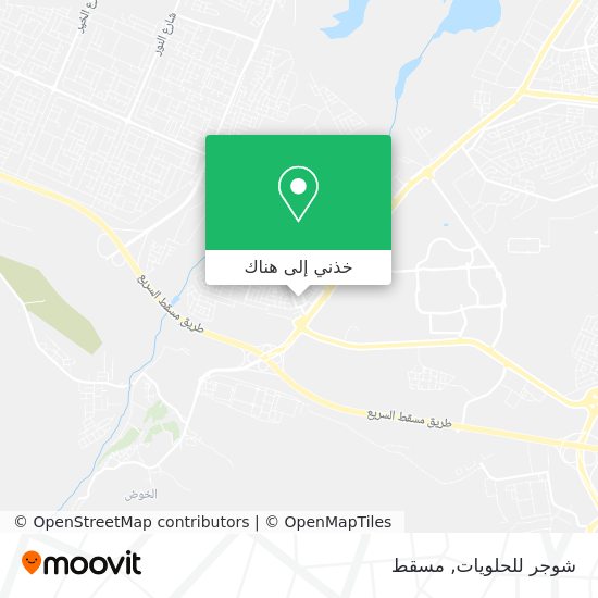 خريطة شوجر للحلويات