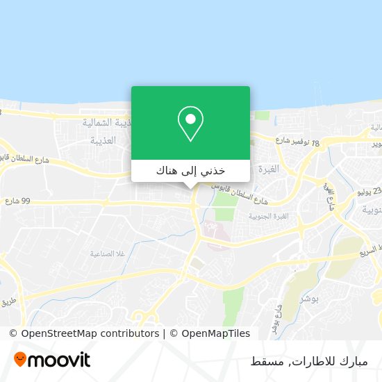 خريطة مبارك للاطارات