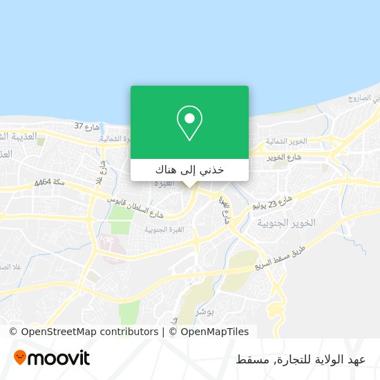 خريطة عهد الولاية للتجارة