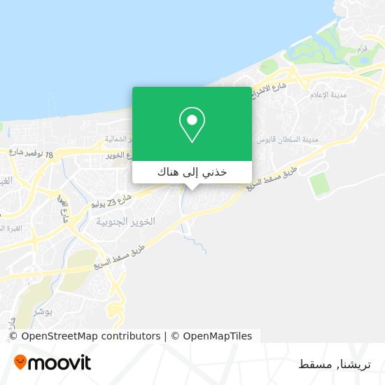 خريطة تريشنا