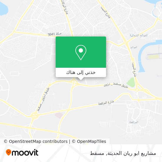 خريطة مشاريع ابو ريان الحديثة