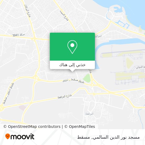 خريطة مسجد نور الدين السالمي