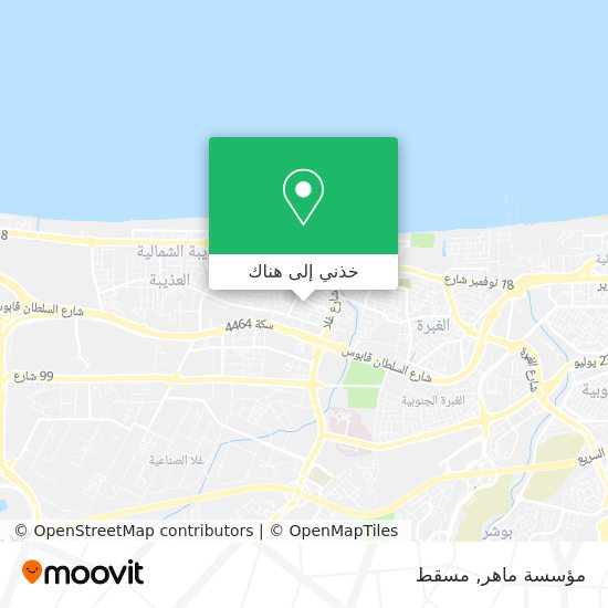 خريطة مؤسسة ماهر