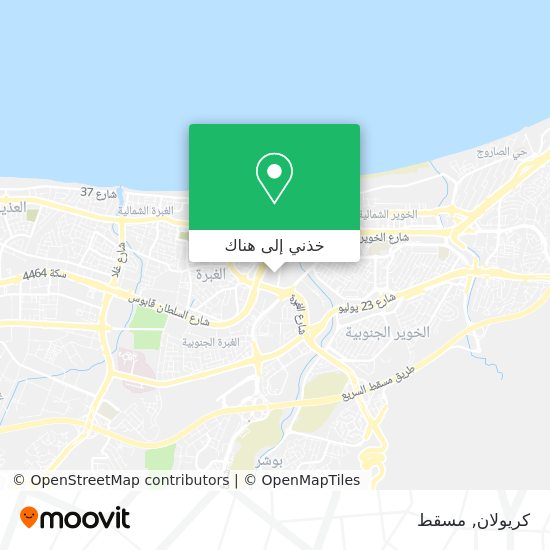 خريطة كريولان