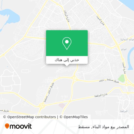 خريطة المصدر بيع مواد البناء