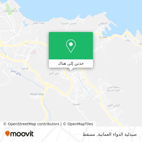 خريطة صيدلية الدواء العمانية