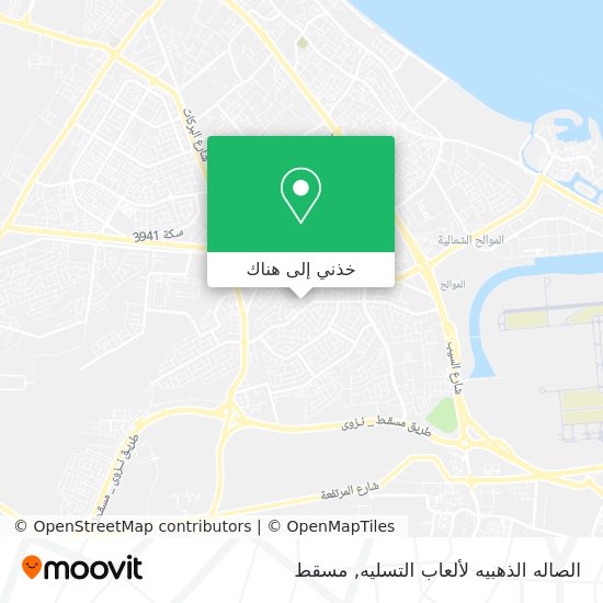 خريطة الصاله الذهبيه لألعاب التسليه