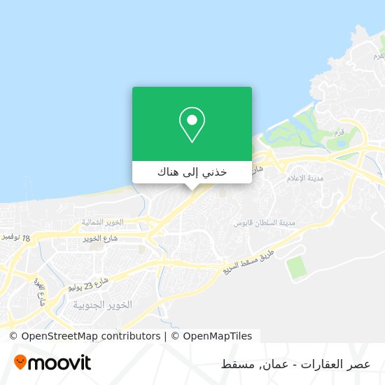 خريطة عصر العقارات - عمان