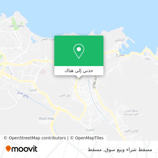 خريطة مسقط شراء وبيع سوق