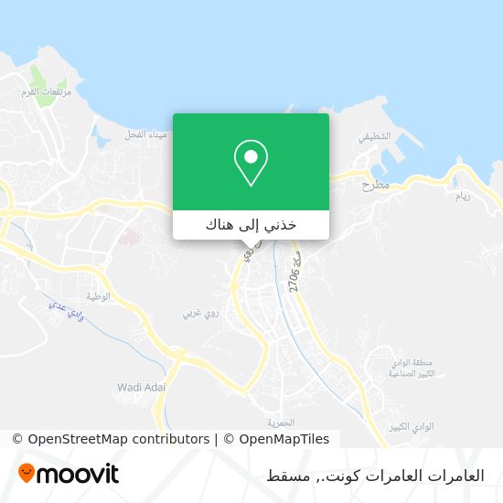 خريطة العامرات العامرات كونت.