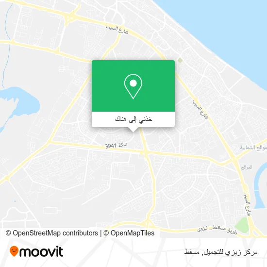 خريطة مركز زيزي للتجميل
