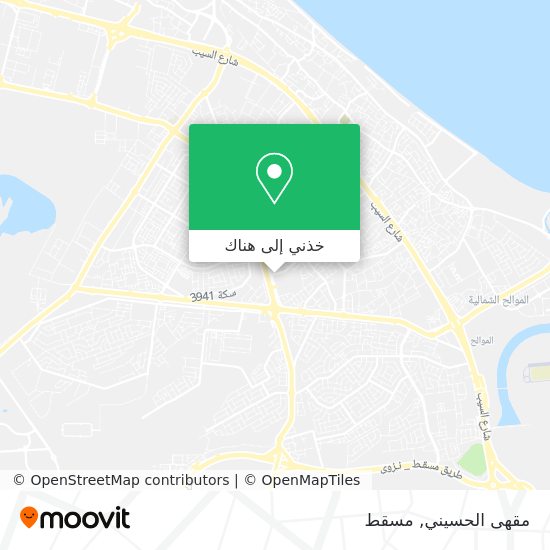 خريطة مقهى الحسيني