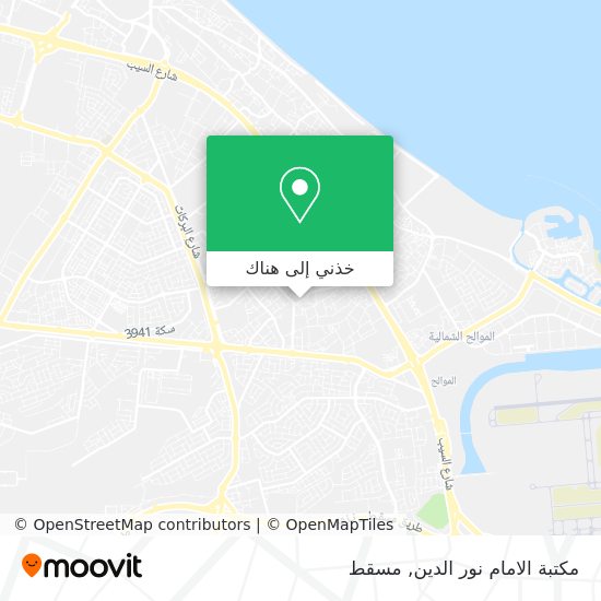 خريطة مكتبة الامام نور الدين