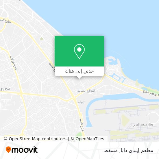 خريطة مطعم إيندي دابا