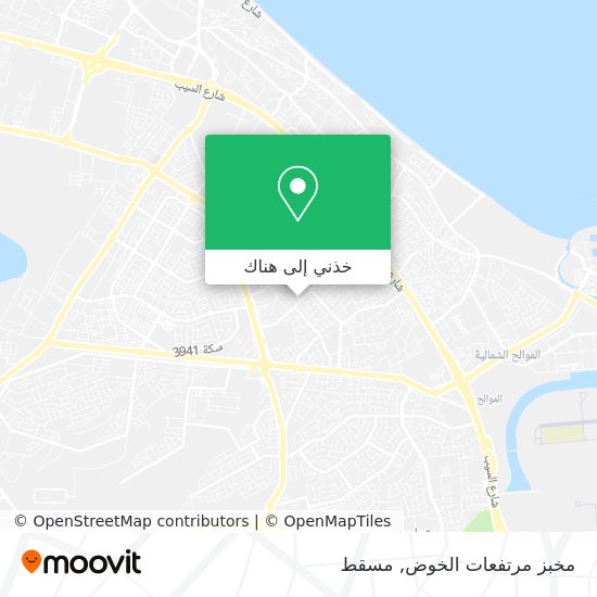 خريطة مخبز مرتفعات الخوض