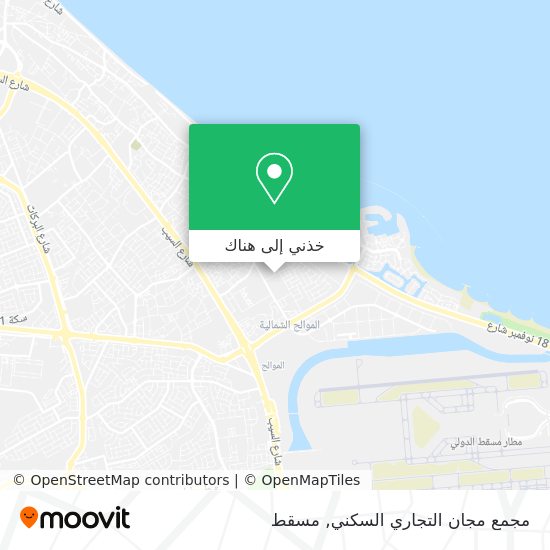 خريطة مجمع مجان التجاري السكني