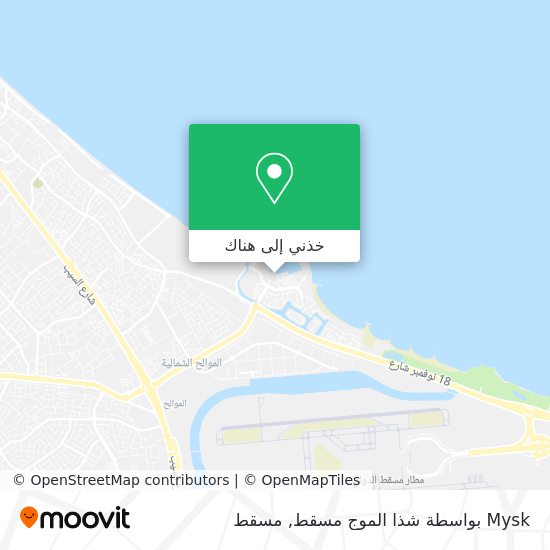 خريطة Mysk بواسطة شذا الموج مسقط