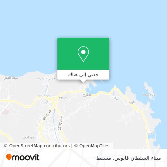 خريطة ميناء السلطان قابوس