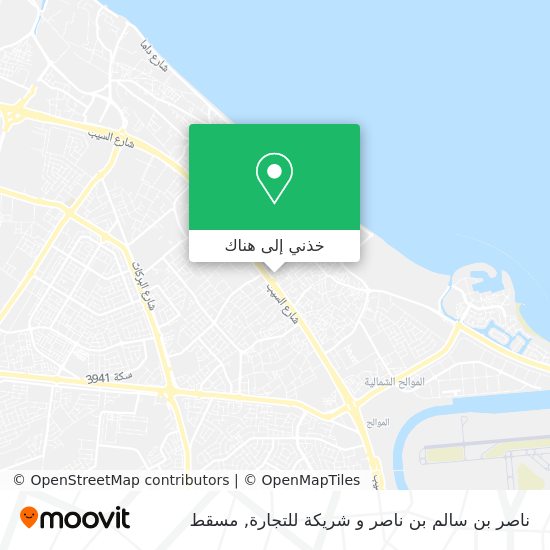 خريطة ناصر بن سالم بن ناصر و شريكة للتجارة