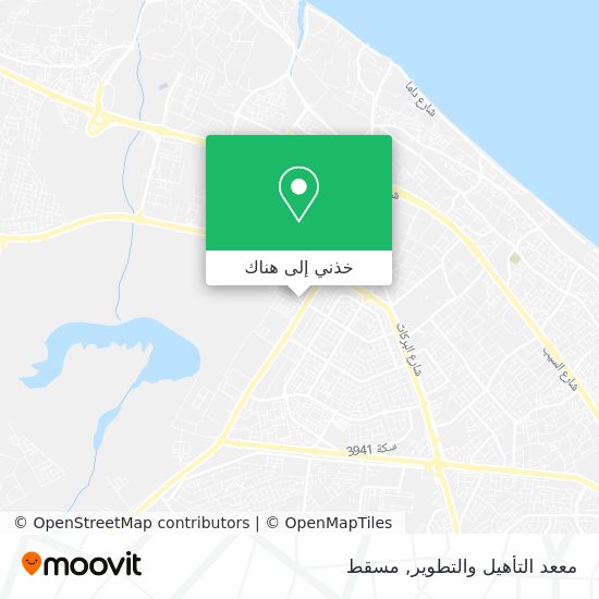 خريطة مععد التأهيل والتطوير