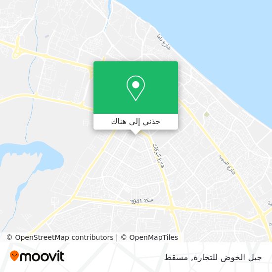 خريطة جبل الخوض للتجارة