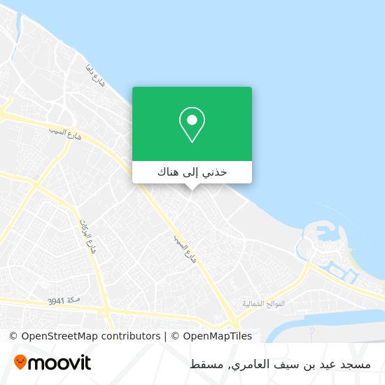 خريطة مسجد عيد بن سيف العامري