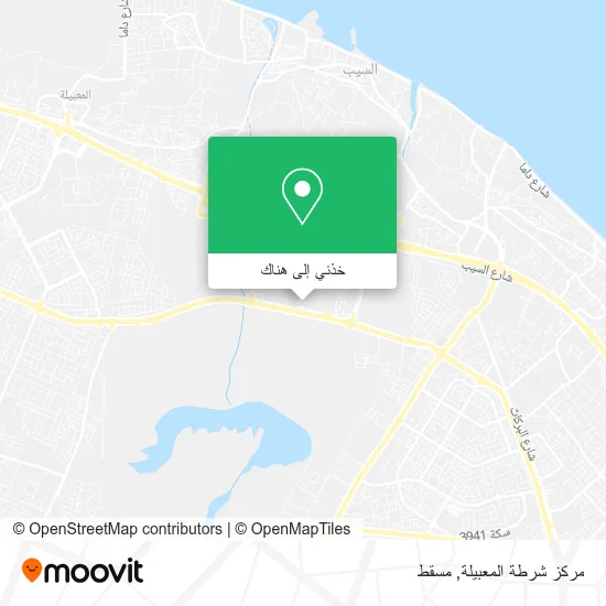 خريطة مركز شرطة المعبيلة