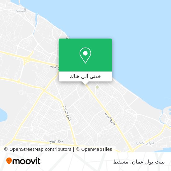 خريطة بينت بول عمان