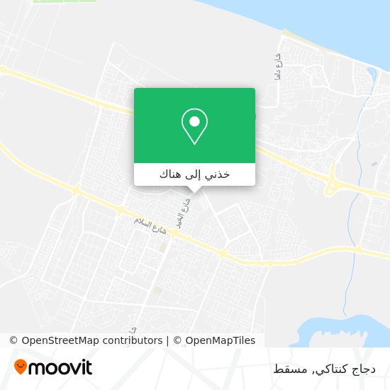 خريطة دجاج كنتاكي