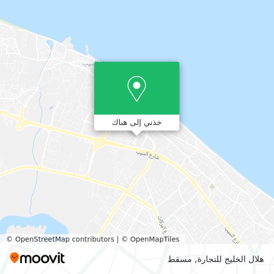 خريطة هلال الخليج للتجارة