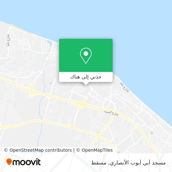 خريطة مسجد أبي أيوب الأنصاري