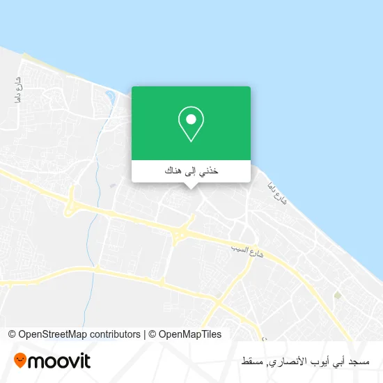 خريطة مسجد أبي أيوب الأنصاري
