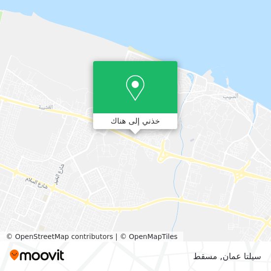 خريطة سيلتا عمان
