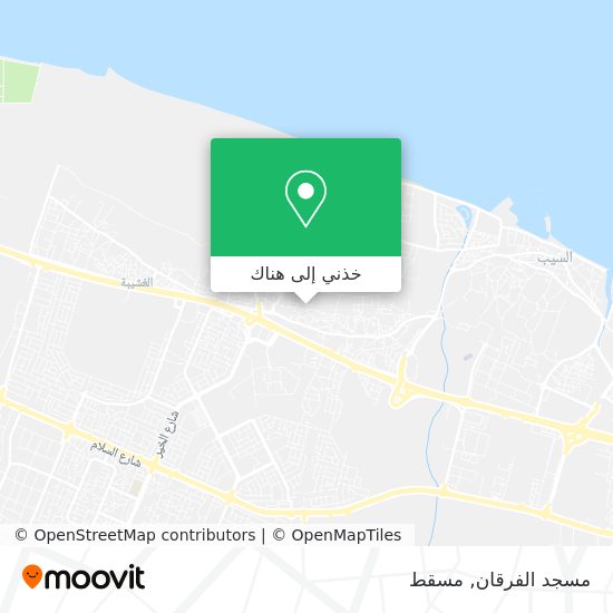 خريطة مسجد الفرقان