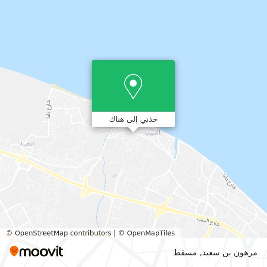 خريطة مرهون بن سعيد