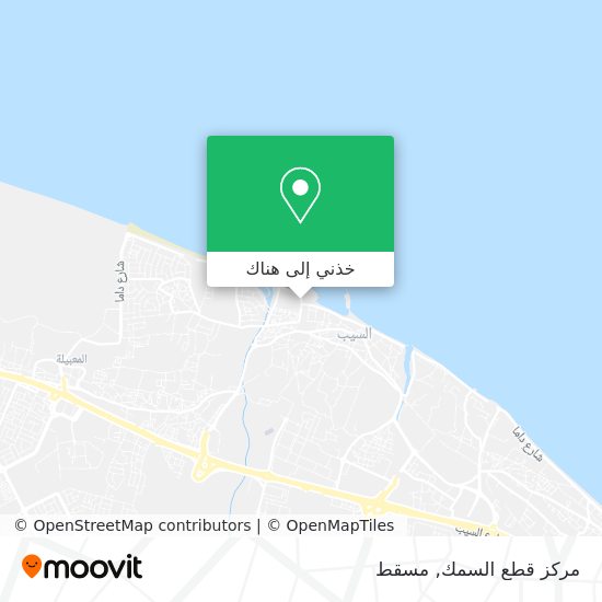 خريطة مركز قطع السمك