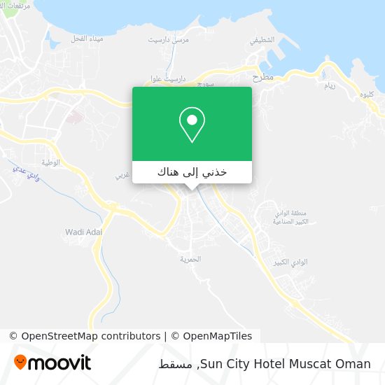 خريطة Sun City Hotel Muscat Oman