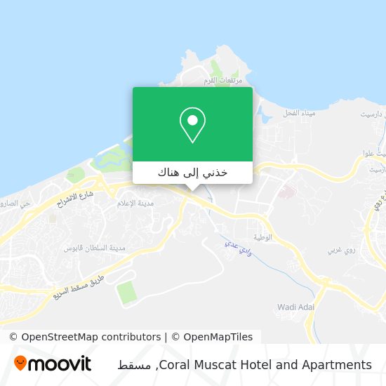 خريطة Coral Muscat Hotel and Apartments