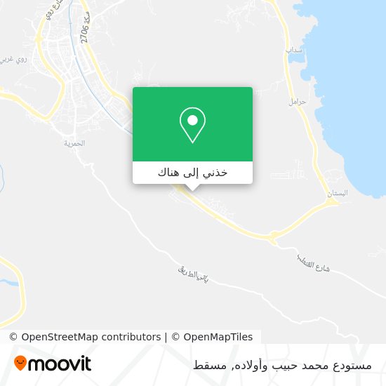 خريطة مستودع محمد حبيب وأولاده