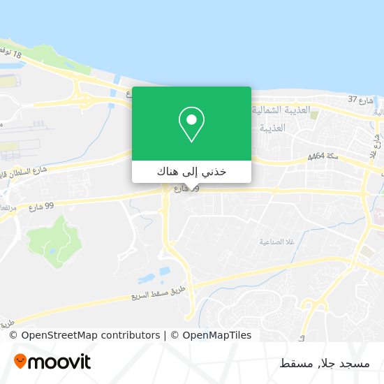 خريطة مسجد جلا