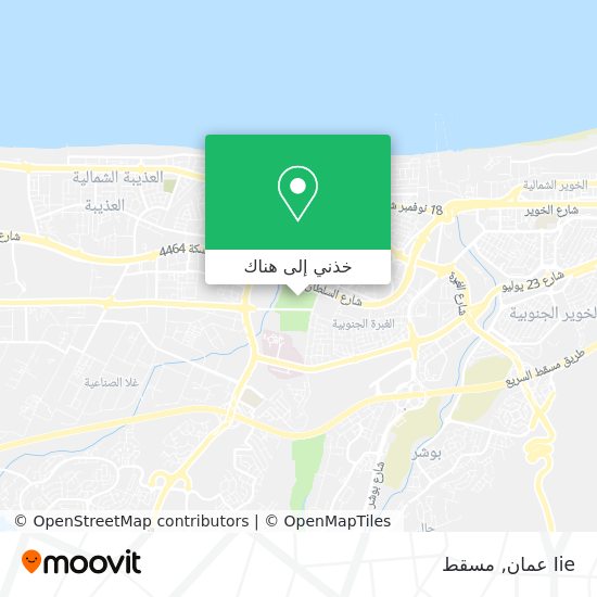 خريطة Iie عمان