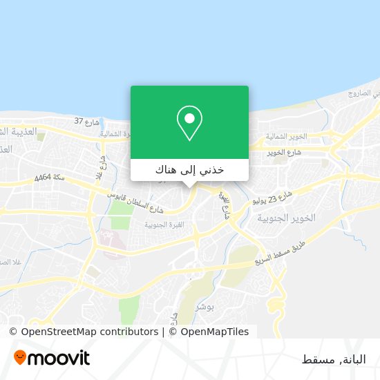 خريطة البانة