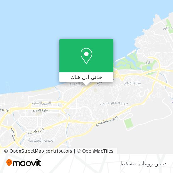 خريطة ديبس رومان