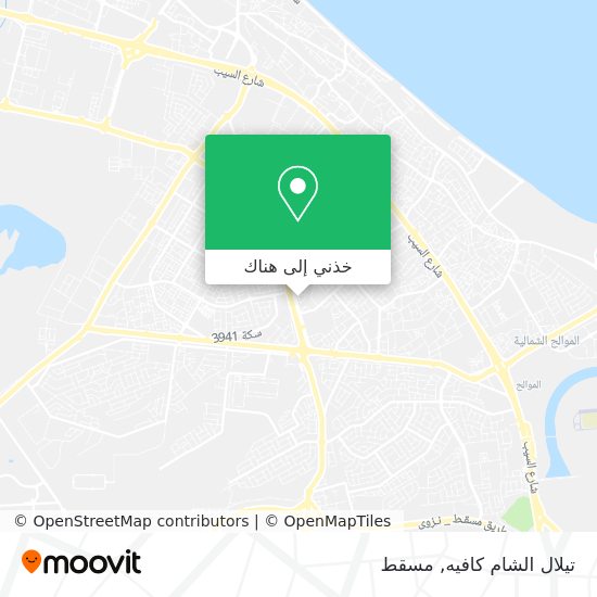 خريطة تيلال الشام كافيه