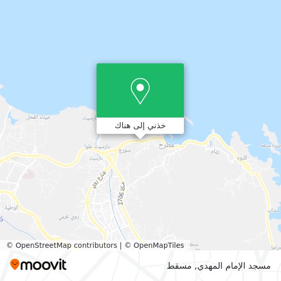 خريطة مسجد الإمام المهدي