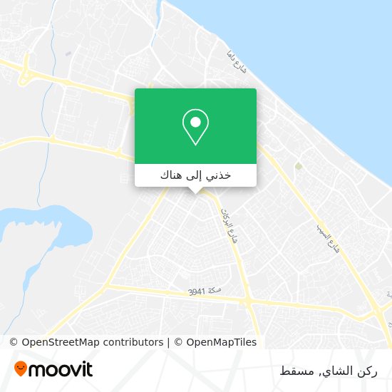 خريطة ركن الشاي