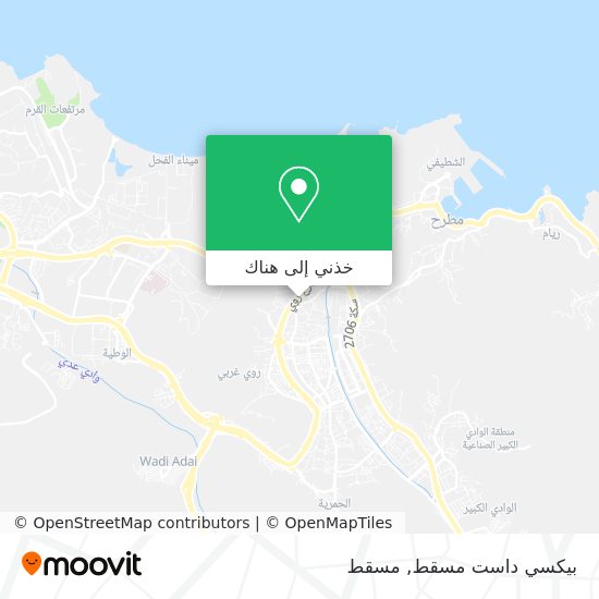 خريطة بيكسي داست مسقط